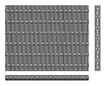 The drawing of reverse dutch weave wire.